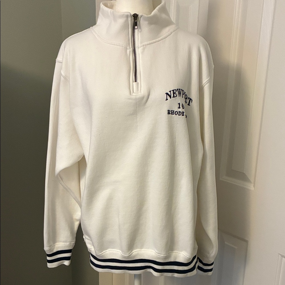 Vineyard Crew Newport Rhode Island Women’s Mock Neck Sweatshirt